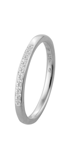 530125-Y514-001 | Memoirering Nordhorn 530125 600 Platin, Brillant 0,090 ct H-SI∅ Stein 1,4 mm 100% Made in Germany   885.- EUR   