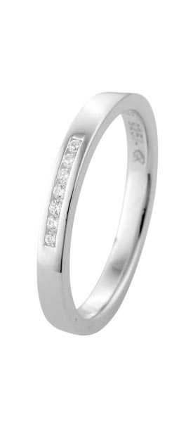 530126-Y514-001 | Memoirering Nordhorn 530126 600 Platin, Brillant 0,070 ct H-SI∅ Stein 1,4 mm 100% Made in Germany   764.- EUR   